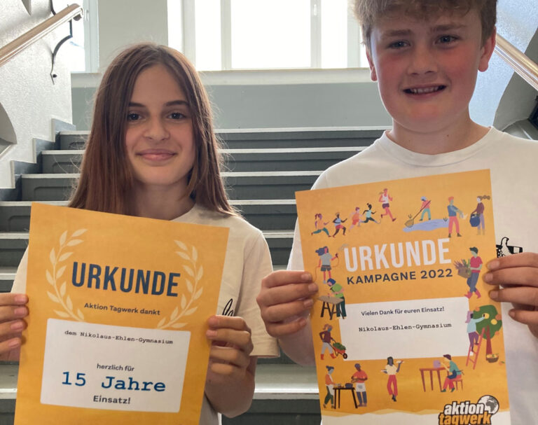 15 Jahre Aktion Tagwerk