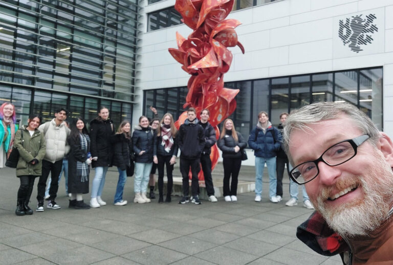 Besuch an der Uni