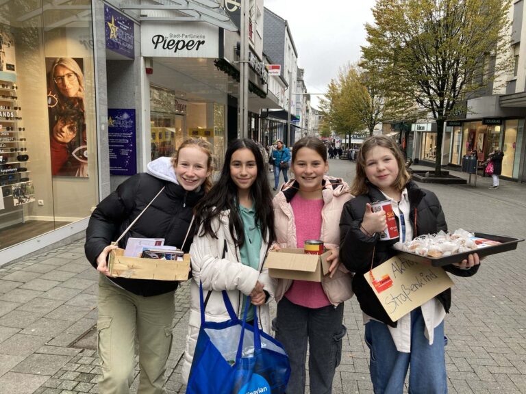 847,20 € für die Aktion „Straßenkind für einen Tag“ gesammelt