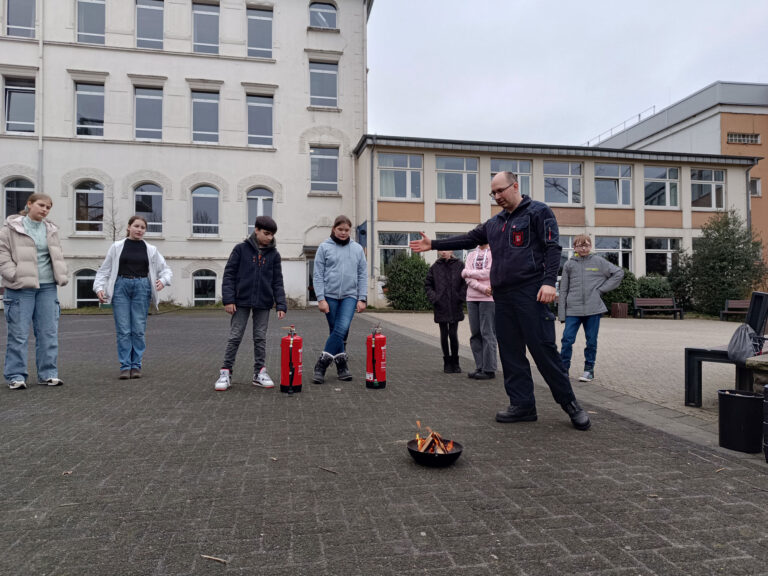 Die Feuerwehr war da