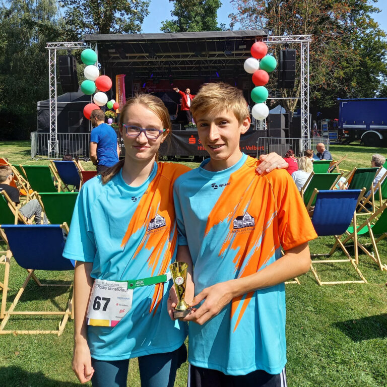 Erfolgreich unterwegs beim Rotary-Lauf