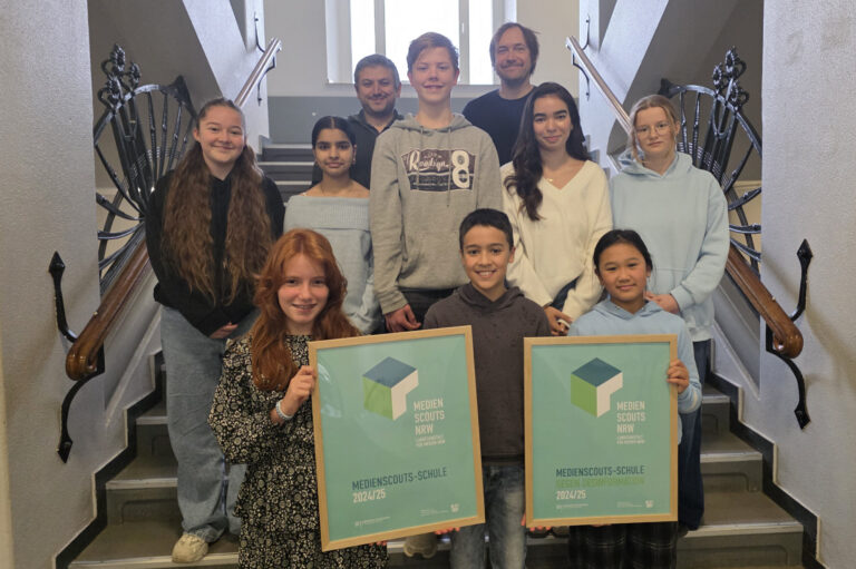 Auszeichnung als Medienscouts-Schule 2025