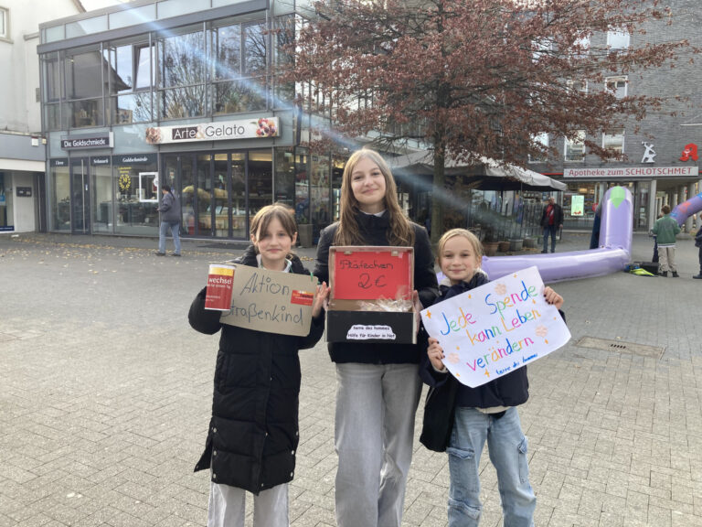 Straßenkind für einen Tag